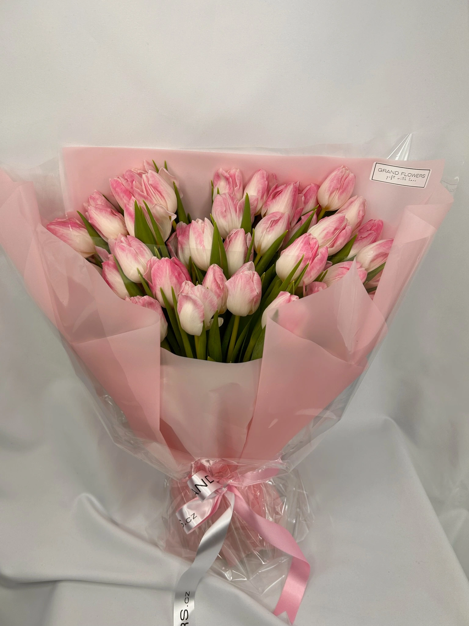 růžové tulipany kytice tulipanu růžová kytice rozvoz květin praha a středočeský kraj doručení květin